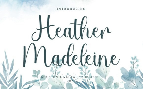 Heather Madeleine Script Font