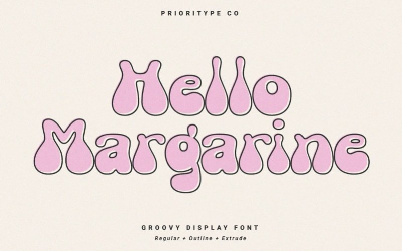 Hello Margarine Display Font