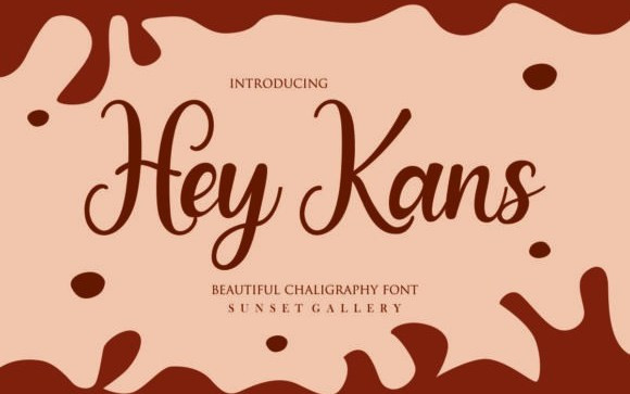 Hey Kans Handwritten Font