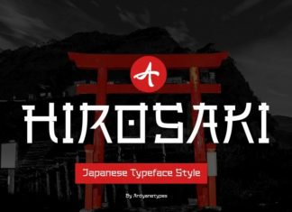 Hirosaki Display Font