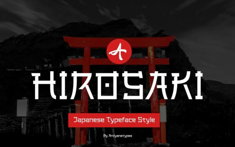 Hirosaki Display Font