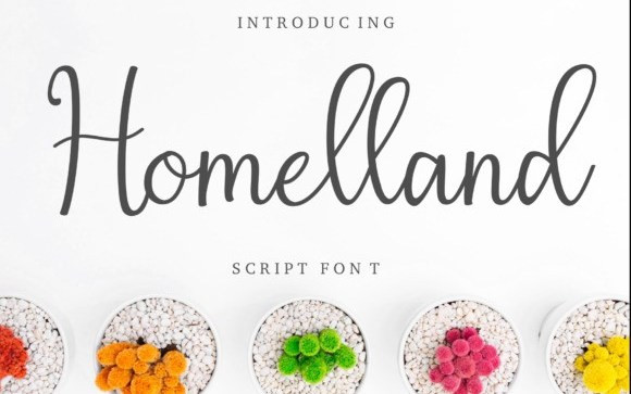 Homelland Script Font