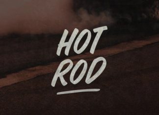 Hot Rod Brush Font