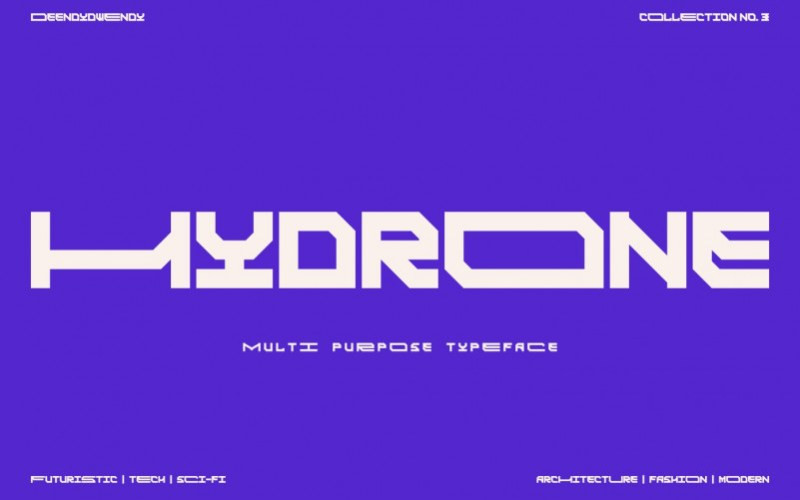 Hydrone Display Font