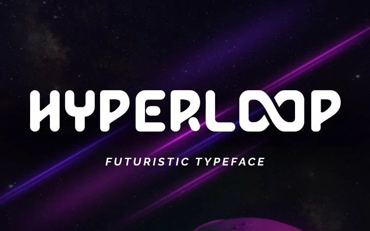 Hyperloop Display Font