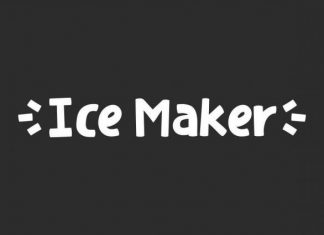 Ice Maker Display Font