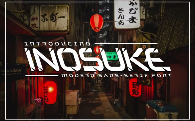 Inosuke Display Font