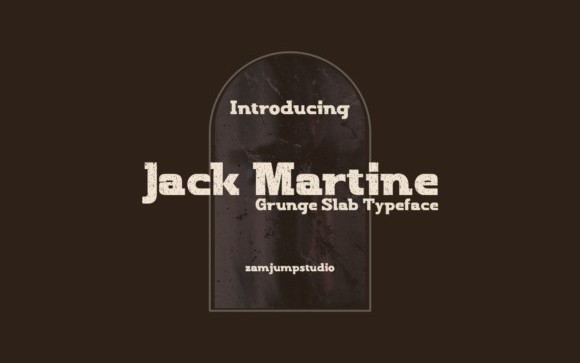 Jack Martine Slab Serif Font