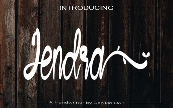 Jendra Handwritten Font