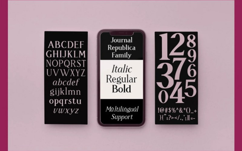 Journal Republica Serif Font