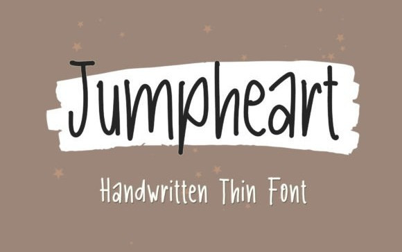 Jumpheart Handwritten Font