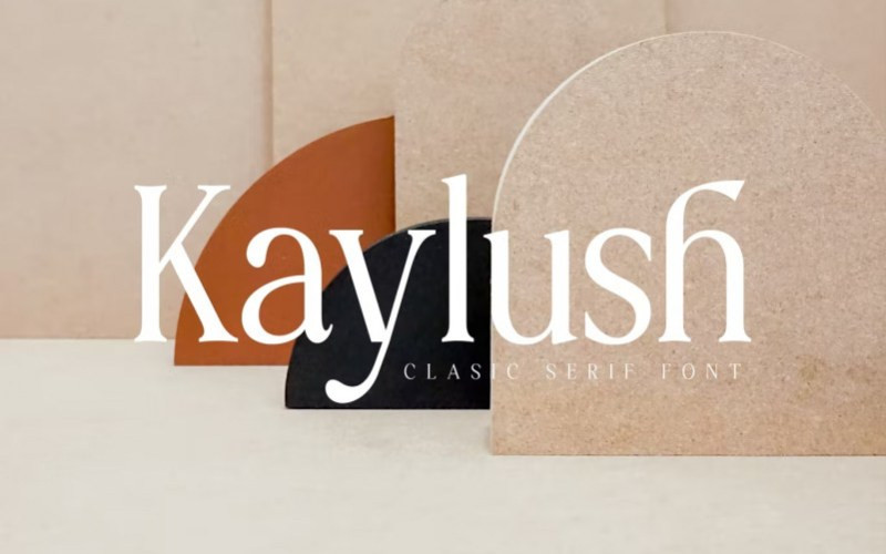 Kaylush Serif Font