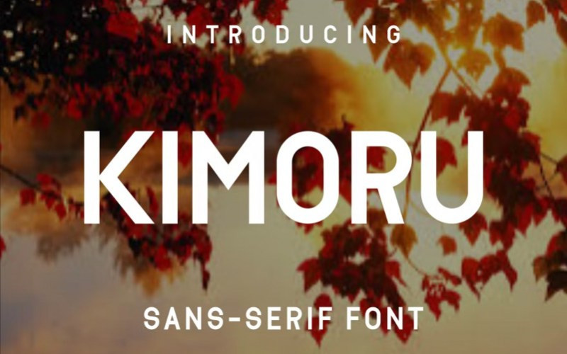Kimoru Sans Serif Font