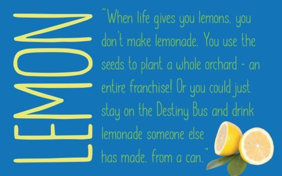 Lemon Grapes Display Font