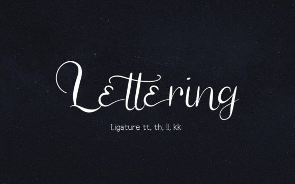 Limited Masterpiece Calligraphy Font