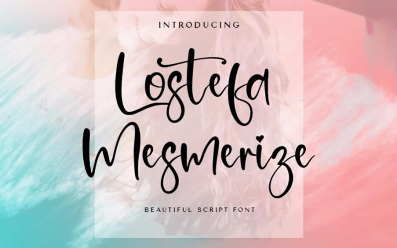 Lostefa Mesmerize Script Font