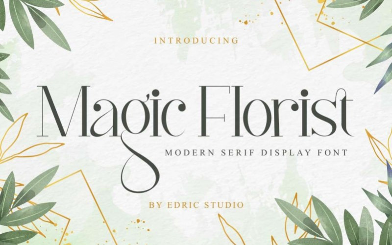 Magic Florist Serif Font