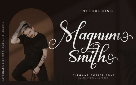 Magnum Smith Calligraphy Font