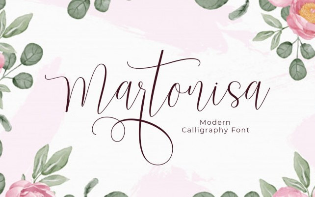 Martonisa Script Font