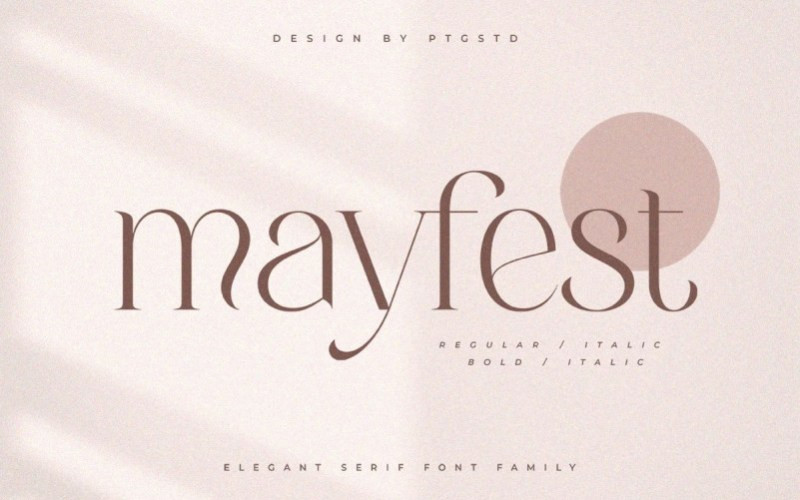 Mayfest Serif Font