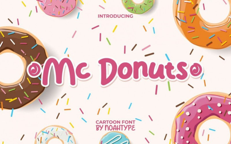 Mc Donuts Display Font