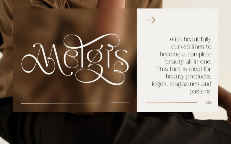 Melgis Sans Serif Font