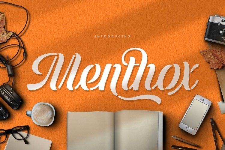 Menthox Calligraphy Font