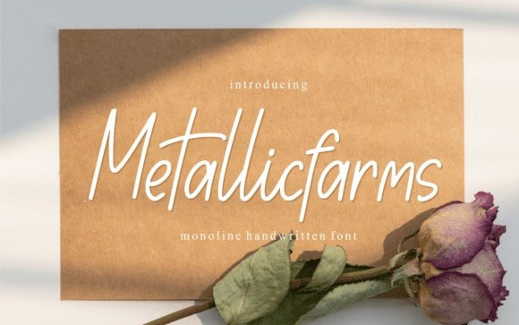 Metallicfarms Handwritten Font