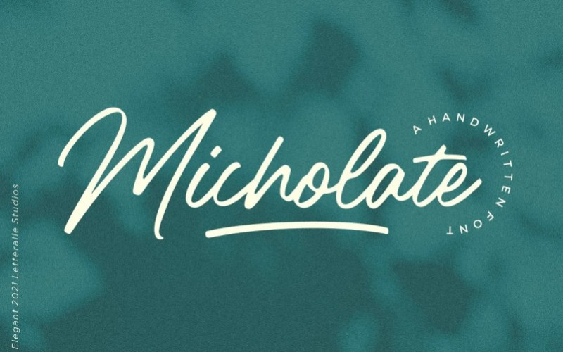 Micholate Script Font