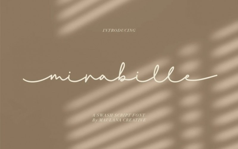 Mirabille Handwritten Font