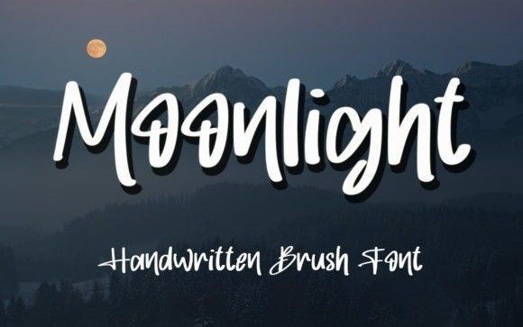 Moonlight Script Typeface