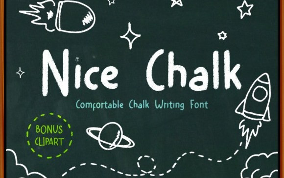 Nice Chalk Display Font