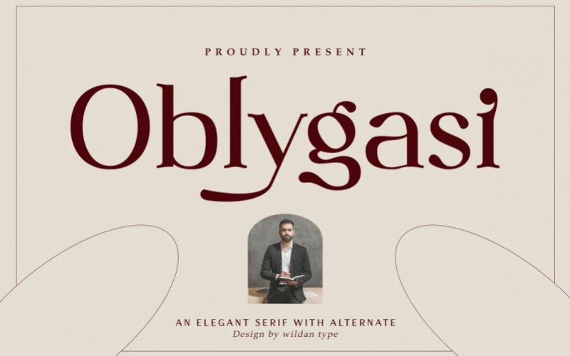 Oblygasi Serif Font