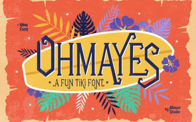 Ohmayes Display Font