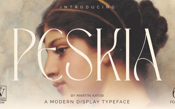 Peskia Serif Font