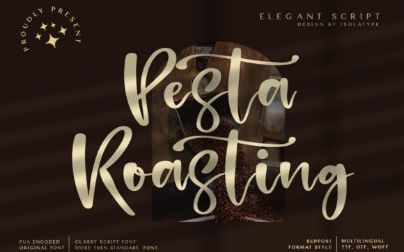 Pesta Roasting Script Font