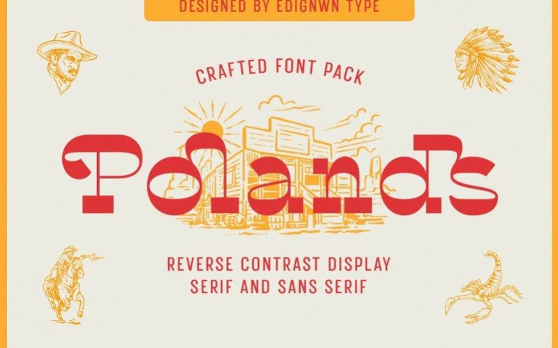 Polands Display Font