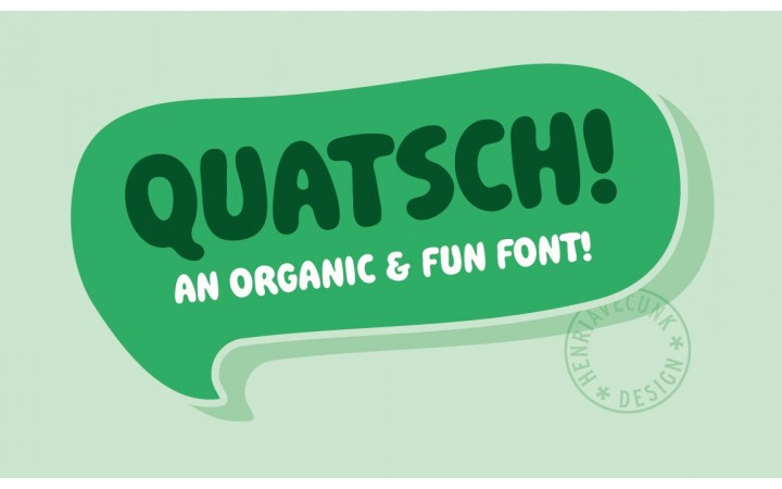 Quatsch Display Font