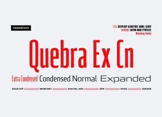 Quebra Ex Condensed Sans Serif Font