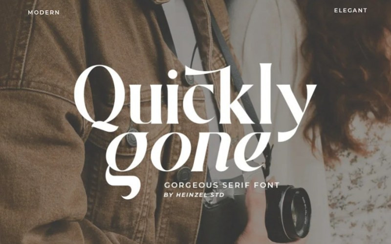Quickly Gone Serif Font