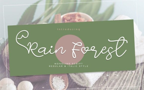 Rain Forest Handwritten Font