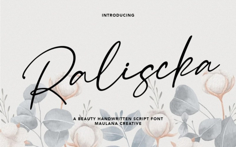 Raliscka Handwritten Font