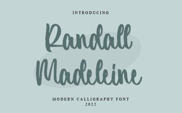 Randall Madeleine Script Font
