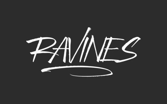 Ravines Brush Font