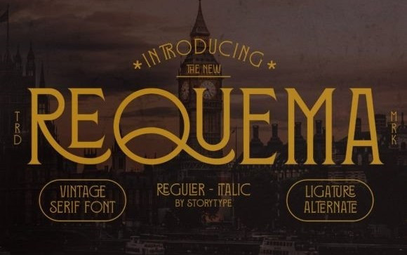 REQUEMA Serif Font