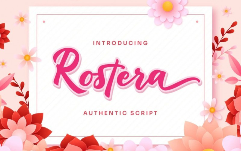 Rostera Script Font