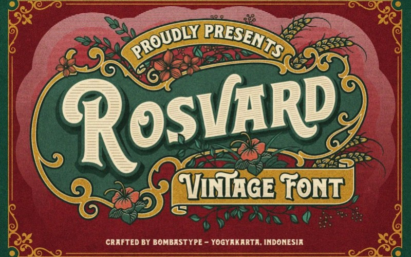 Rosvard Display Font