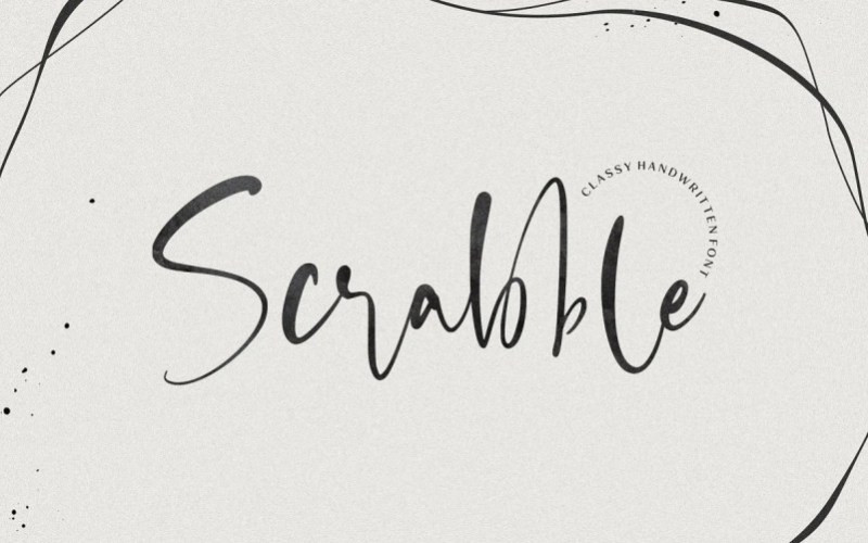 Scrabble Handwritten Font