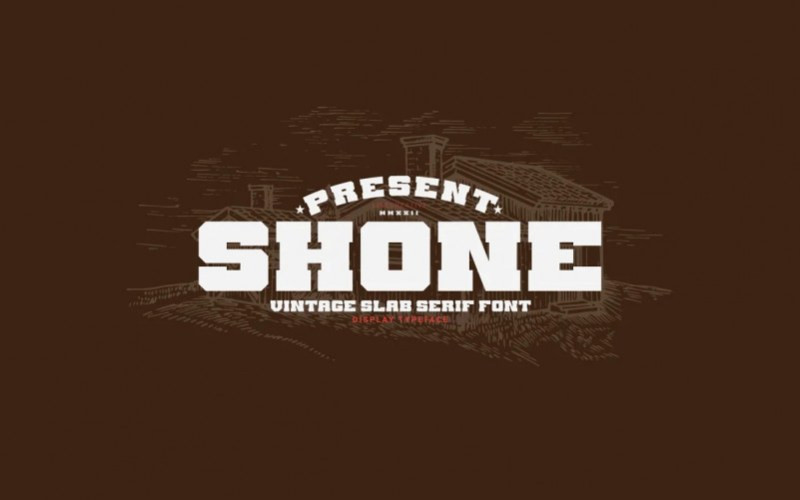 Shone Slab Serif Font