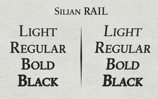 Silian Rail Serif Font
